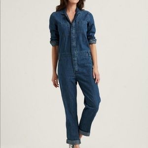 LUCKY BRAND denim boiler suit jumpsuit size small